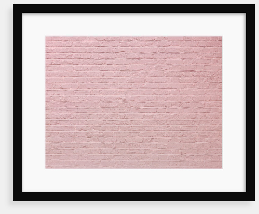 Pink color brick wall by Assaf Frank